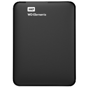 Western Digital Elements Portable 2.5" 2TB USB 3.0 Black